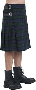 Kilt Tartán Dunbartonshire de 8 Yardas para Hombre, 16oz, Lana Acrílica, Estilo Tuba, Logotipo Personalizado, Accesorios para Instrumentos Musicales, Algodón - Product Image 3