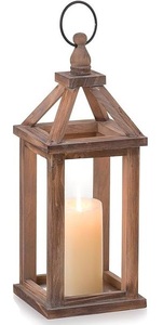 Wholesale <b>Bulk</b> Selling Wooden <b>Candle</b> Lantern With Natural Finish Modern Style <b>Candle</b> Lantern for Christmas & Outdoor Customized - Product Image 2