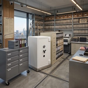 Premium Office <b>Safe</b> for Secure and Confidential Document Protection DX-200 - Product Image 1