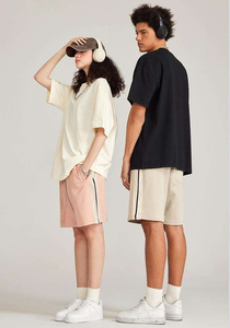 เสื้อยืดอเมริกันสตรีทแวร์ 260 กรัม ผ้าฝ้ายแท้ ทรงหลวม โอเวอร์ไซส์ แขนสั้น ระบายอากาศ ป้องกันรังสียูวี สำหรับผู้ชาย - Product Image 4