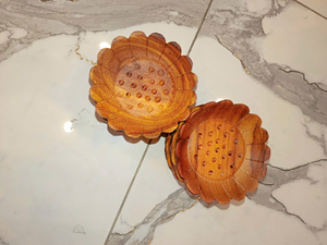Cuillère à dessert en bois d'acacia du Vietnam, mini-ustensile pour yaourt, crème glacée, granola, dégustation, service café et présentation alimentaire - Product Image 6