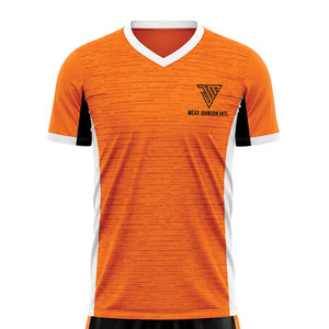 Fábrica superventas que vende directamente uniformes de fútbol. Uniformes de fútbol de malla de poliéster con impresión personalizada. Servicio OEM ODM. - Product Image 3