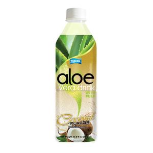Jus de fruits aromatisé Tan Do Aloe Vera 500ml en bouteille PET, faible en gras, 100% pur, saveurs ananas, fruit de la passion, mangue, noix de coco, 10 Brix - Product Image 4