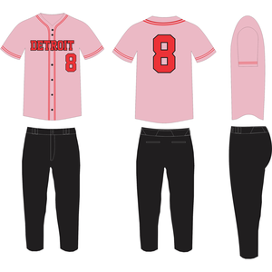 Custom Sublimation <b>Baseball</b> Uniform Set Quick Dry Jersey And Pants OEM ODM Team Wear Personalized Logo Printing For Men - Product Image 4