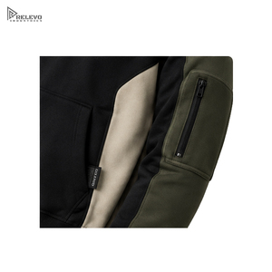 Sweat à capuche cagoule homme personnalisé de haute qualité, imprimé graphique personnalisé, avec masque intégré et poche sur la manche - Product Image 5