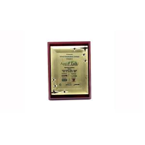 Placa Conmemorativa Metálica Corporativa de Proveedor Indio con 3 Variantes de Tamaño, Premio Decorativo Disponible a Precio de Fábrica - Product Image 1