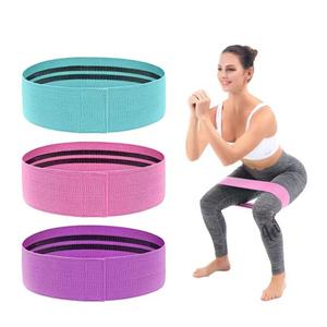 Bandes élastiques pour exercices de hanche, antidérapantes, haute élasticité, design confortable, couleurs personnalisables, logo personnalisé pour l'entraînement physique - Product Image 2