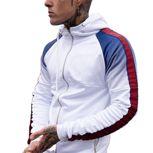 Chándal con capucha y estampado de soplo de peso pesado para hombre, chándal con logotipo personalizado, nuevo diseño de moda, chándal cortavientos para hombre. - Product Image 1