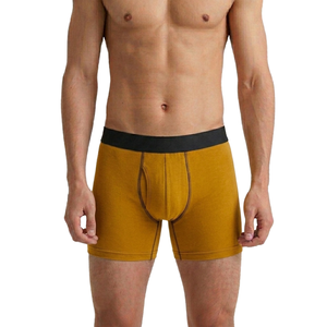 Calzoncillos bóxer transpirables y a prueba de fugas para hombre, de cintura media, con 4 capas de protección, tejido de algodón. - Product Image 3
