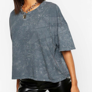 Camiseta Informal Premium para Mujer, Lavado Ácido, Tela Ligera, Camiseta Moderna para Uso Diario - Product Image 5
