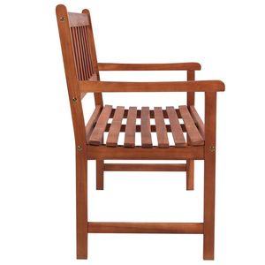 Panca da Giardino Marrone Chiaro con Cuscino Antracite Categoria Prodotti: Panche da Patio - Product Image 3
