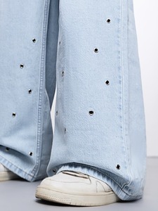 Jeans de Mezclilla Ajustados de Estilo Coreano para Chicas a la Moda, Vintage, Hasta la Rodilla, Resistentes a la Decoloración y Lavables - Product Image 5
