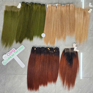 Extensiones de Cabello Humano Vietnamita 100% Virgen, con Doble Trama a Máquina y Puntas Super Dobles - Product Image 1