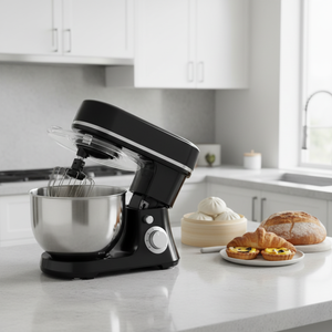 Batteur sur socle électrique YIDA MHMF 385 avec bol mélangeur en acier inoxydable, capacité 4L/5L, batteur sur socle professionnel pour <span class=keywords><strong>boulanger</strong></span> - Product Image 1