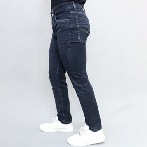 New Design <b>Men</b> <b>Jeans</b> Skinny Fit and Gex <b>Men</b> Mid Rise Streachable Dark Blue <b>Jeans</b> - Product Image 5