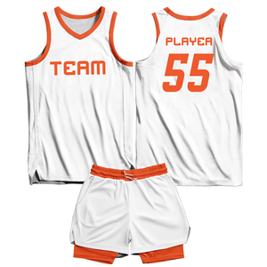 Uniforme de Baloncesto Personalizado de Alta Calidad – Camiseta y Pantalones Cortos Sublimados 100% Poliéster - Product Image 2