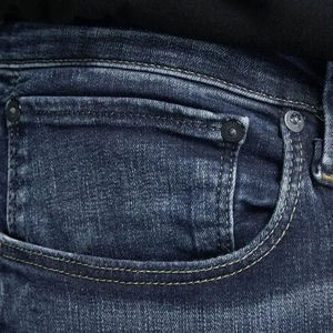 Men's Regular Fit Mid <b>Waist</b> Denim <b>Jeans</b> Wholesale Custom Logo Print OEM Service Breathable Straight High Street Style - Product Image 5