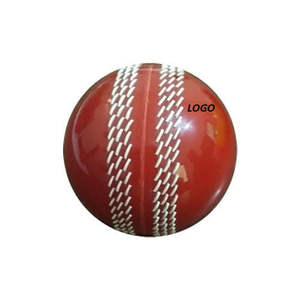 Pelota de Cricket Dura de Prueba de 156g |   Balón de Cuero Premium de 4 Piezas Cosido a Mano, Tamaño Senior, Logotipo Personalizado, Fabricante OEM - Product Image 2