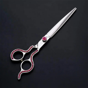 High Quality 2026 Custom Size <b>Ceramic</b> Handle Beauty Salon Barber Scissors for Professional Hairdressing and Styling - Product Image 4