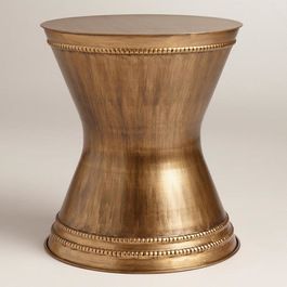 Table d'appoint décorative en métal avec un motif artistique unique, améliorant l'ambiance de la zone de séjour avec une touche raffinée - Product Image 2