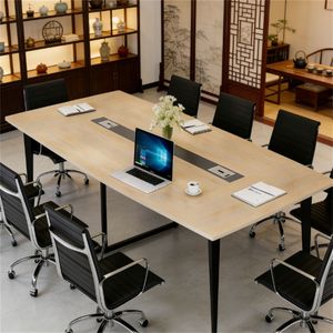 Modern and Natural Style Conference <b>Table</b> <b>Office</b> Desk-<b>Table</b> Only - Product Image 4