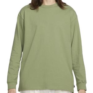 เสื้อยืดคอกลมแขนยาวแบบสวมหัวทำจากผ้าฝ้าย100% 280GSM ใส่ได้ทั้งชายและหญิงสำหรับฤดูใบไม้ร่วงสินค้าใหม่ - Product Image 1