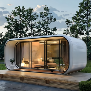<span class=keywords><strong>Casa</strong></span> Prefabricada Moderna Mini/<span class=keywords><strong>Plus</strong></span> de 20/40 pies, <span class=keywords><strong>Casa</strong></span> Modular Tipo Apple, Cabaña Apple para Hotel, Hogar y Uso Comercial - Product Image 1