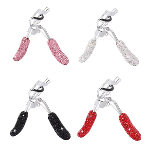 Recourbe-cils professionnel Bling, recourbe-cils brillant avec cristaux, recourbe-cils à large angle, pince à cils cosmétique, beauté des cils - Product Image 1