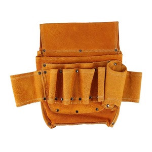 Wholesale Best Selling Made Pakistan Heavy-Duty Leather Tool Bag High Quality OEM Customizable Waterproof Leather Tool Bag - Product Image 1