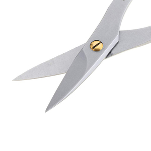 Ciseaux à cuticules professionnels en acier inoxydable bleu ciel, droits et affûtés, pour manucure et cils, nouvelle version super vendue, solides - Product Image 3
