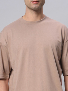 Ensemble deux pièces d'été pour hommes : T-shirt uni à manches courtes et short assorti, tenue streetwear personnalisée en tissu tricoté - Product Image 5