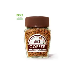 优质纯罗布斯塔咖啡豆散装-60克罐越南供应商制造商高品质
