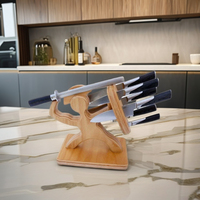 Porte-couteaux en bois pour la cuisine et la maison, fabriqué au Vietnam pour la vente en gros