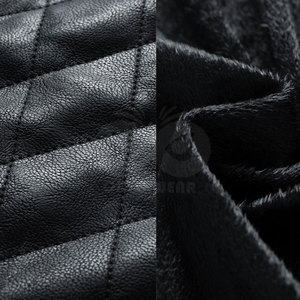 Veste d'hiver pour homme en cuir, couleur unie, respirante, design personnalisé, streetwear, vente chaude, prix raisonnable - Product Image 4