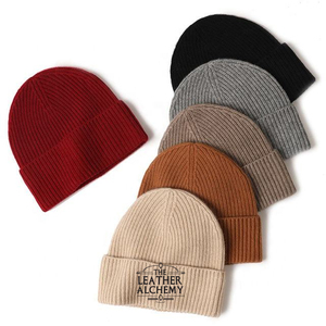 2026 Wholesale <b>Plain</b> Winter Beanie Hat High Quality Warm Knitted <b>Cap</b> at Competitive Price Made in Pakistan Supply - Product Image 6