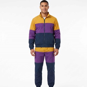 Lightweight Highlighted <b>Line</b> Streetwear Track Suit 2 Piece Jacket and <b>Pant</b> Crinkle Nylon Reflective Windbreaker Tracksuit Unisex - Product Image 2