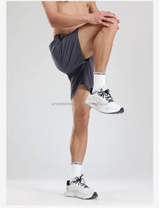 Pantalones cortos informales lisos para hombre, de poliéster, de secado rápido, transpirables, de longitud media, de talla grande, para uso diario - Product Image 5