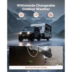 Verrou de remorque antivol robuste, compatible avec les attaches de 2-5/16, résistant aux chocs et aux effleurements, 3 clés pour les véhicules de loisirs et les tout-terrain - Product Image 4