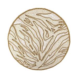 Ganges Glass <b>Beaded</b> <b>Placemats</b> - Set of 2 - Product Image 5