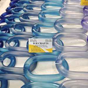 Cadena de Pared de Resina Blanca Mate para Decoración del Hogar, Arte de Pared Acrílico Moderno para Sala de Estar, Dormitorio u Oficina - Product Image 1