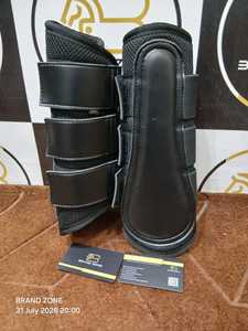 รองเท้าบูทสำหรับม้า BRAND ZONE Sports ทำจากนีโอพรีนยืดหยุ่นสูงและหนัง PU พร้อมดีไซน์ตาข่ายระบายอากาศด้านนอกเพื่อการปกป้องขา - Product Image 4
