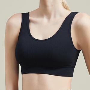 Women's Breathable Sports Bra with Shockproof <b>Padding</b> Athletic Running Fitness Gym Workout Yoga Top Front Logo Position - Product Image 5