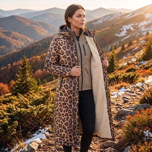 <b>Waterproof</b> Surf Changing Robe Outdoor Coat <b>Fleece</b> <b>Lined</b> <b>Jacket</b> Keeping Warm Dry Oversized Poncho Coat for Swimming Surfing - Product Image 2