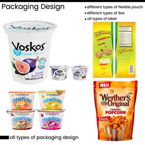 Services de conception graphique personnalisée pour emballages alimentaires, sachets souples de qualité alimentaire, sacs en plastique PET, commandes personnalisées de la marque Makewell - Product Image 5