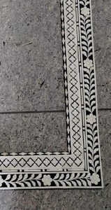 Luxury Bone Inlay Wooden Bohemian Design Eco-Friendly Lightweight Handmade Decorative Wall <b>Hanging</b> <b>Mirror</b> Frame for Bathroom - Product Image 2