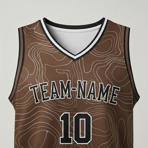 Conjunto de Uniforme de Baloncesto Unisex Personalizable, Impresión por Transferencia de Calor, Transpirable, de Secado Rápido, Reversible, con Nombre del Equipo Personalizado - Product Image 4