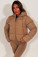 Veste d'hiver matelassée personnalisée pour femme – Vêtement d'extérieur décontracté haut de gamme pour femme avec fermeture éclair coupe-vent et poches latérales – Vestes pour femme