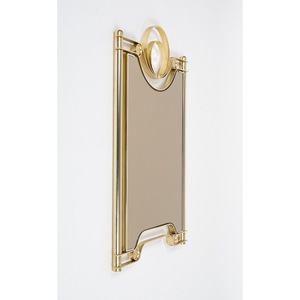 Industry Trending Art Deco Brass Framed Wall Mirror With Gold Finish Decorative Design - Product Image 2