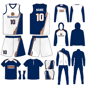 Ensemble d'uniformes et de vêtements d'entraînement pour club de basketball, vente en gros, usine - Product Image 6