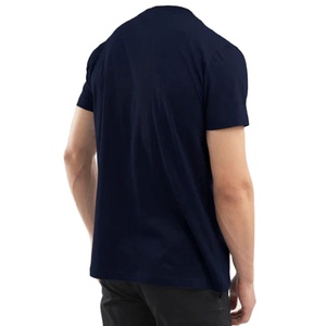 T-shirt basique pour homme, 100 % coton, séchage rapide, respirant, coupe ample, col rond, manches courtes, couleur unie - Product Image 3
